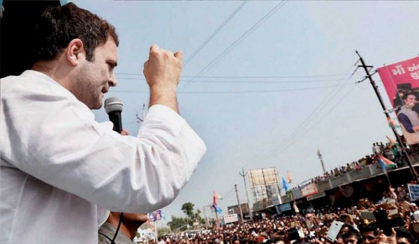 कांग्रेस गुजरात में भारी जीत हासिल करेगी : राहुल गांधी