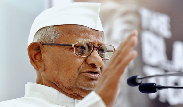BJP got Rs 80,000 crore donation in last 5 months, says Anna Hazare