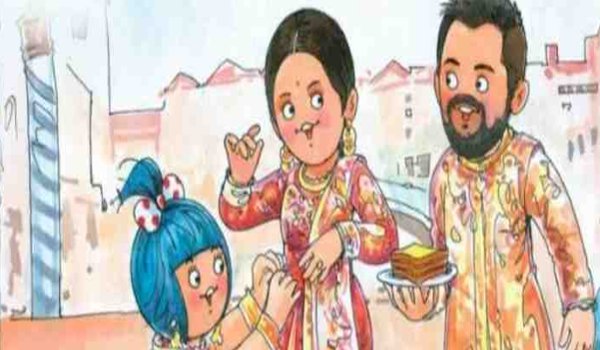 अमूल ने नए विज्ञापन से दी कोहली-अनुष्का को शादी की बधाई अमूल ने नए विज्ञापन से दी कोहली-अनुष्का को शादी की बधाई