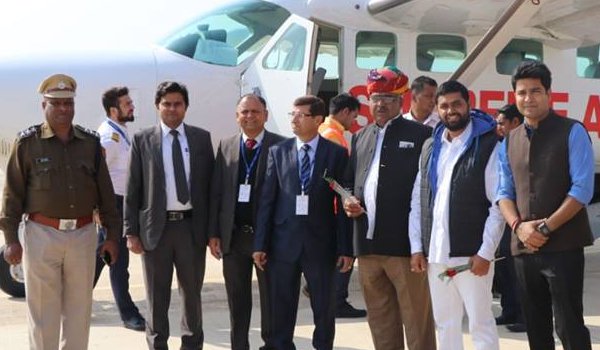 First regular flight lands at Kishangarh airport