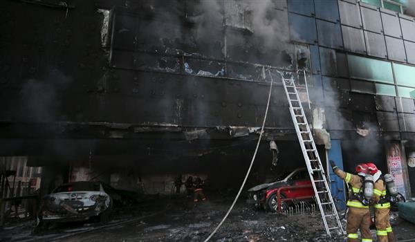 दक्षिण कोरिया में इमारत में लगी आग, 29 की मौत
