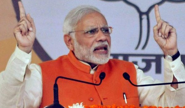 Congress leaders met Pakistani officials with Aiyar : Modi