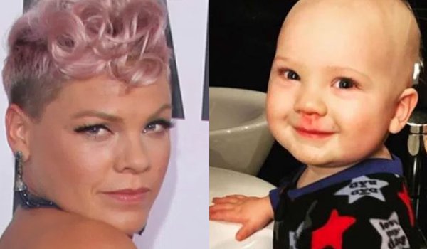 Pink's son left with bloody nose and fat lip after taking first steps