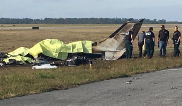 अमरीका के फ्लोरिडा में विमान दुर्घटना, 5 की मौत