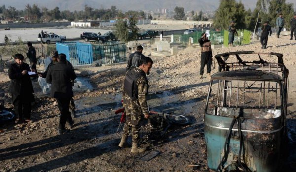 18 killed as suicide bomber targets funeral in Afghanistan