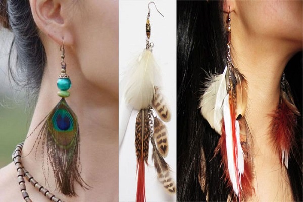 With such kind of earrings you can look stylish