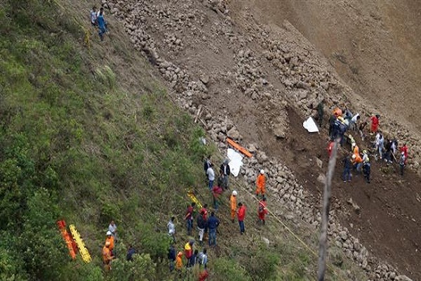 13 dead in Colombia landslide