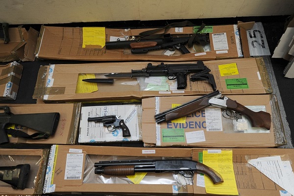 Guns, ammunition recovered from hotel room in America