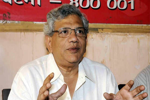 Yechury questions the government's silence on Maharashtra violence Yechury questions the government's silence on Maharashtra violence