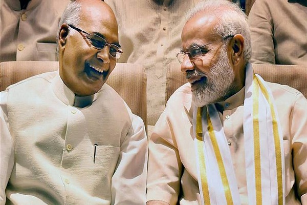 Kovind, Naidu, Modi greeted the new year