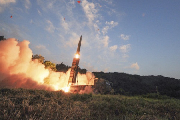 Doing something like: Missile Missile on North Korea's own city