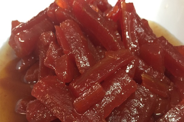 Make at home carrot marmalade