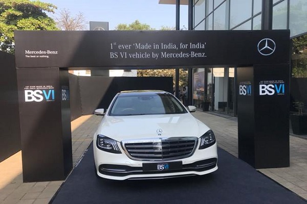 Mercedes-Benz introduced the first Made In India 'BS-VI' car