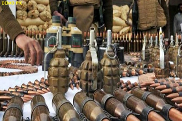 Major arms recovered in Pakistan
