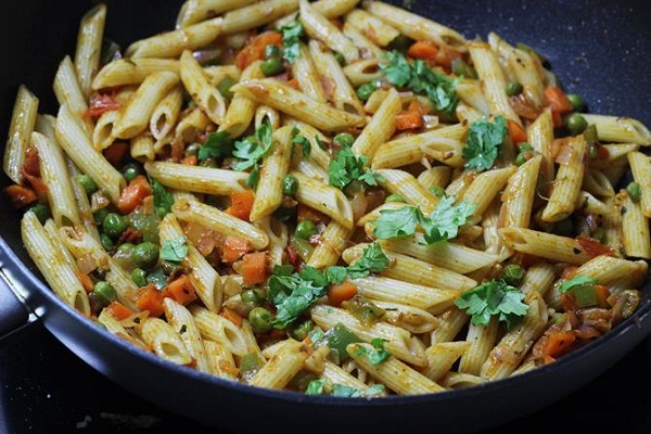 RECIPE: Made Italian pasta in Indian style