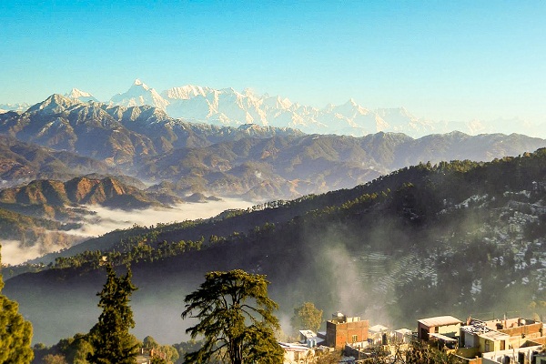 Take delight in the delightful views of Ranikhet in the winter season