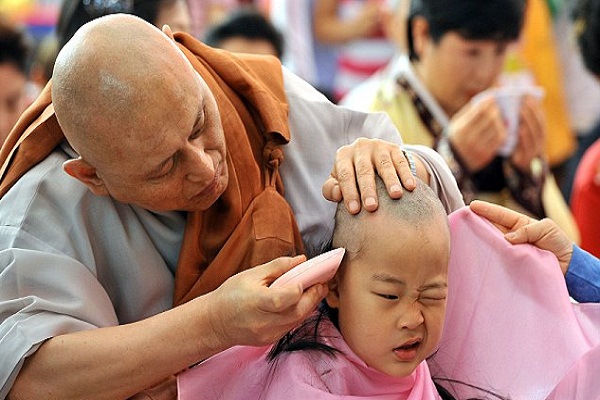 That's why children's shaved sansar