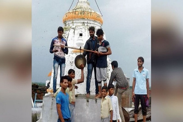 This strange tradition is played in this village today.