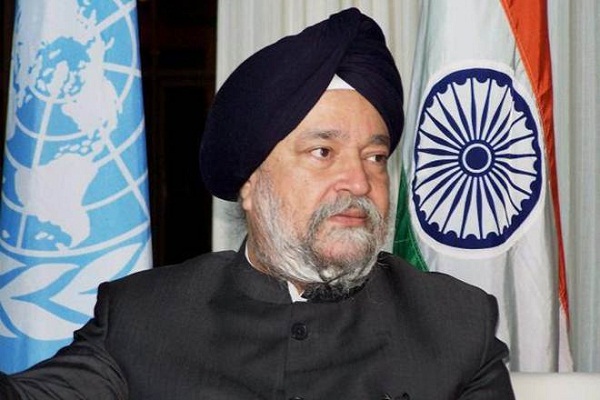 UP: Union Minister Hardeep Singh Puri filed nomination for Rajya Sabha