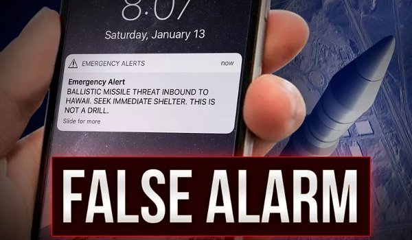 Missile threat alert for Hawaii a false alarm