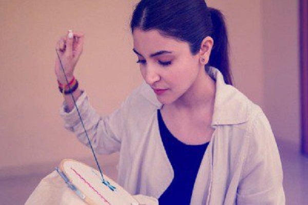 Anushka learned for 'needle thread', sewing-embroidery