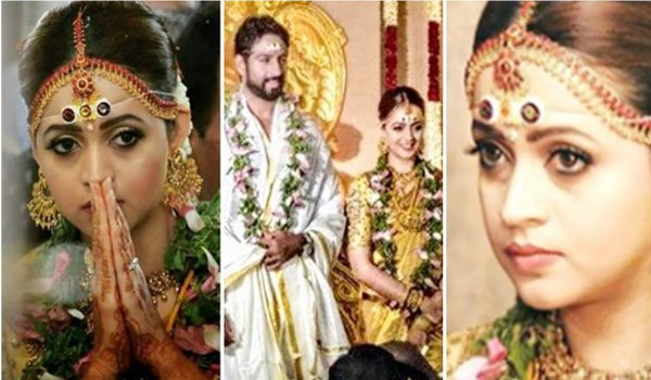 Malayalam Actress bhavana ties the knot with Kannada Producer naveen