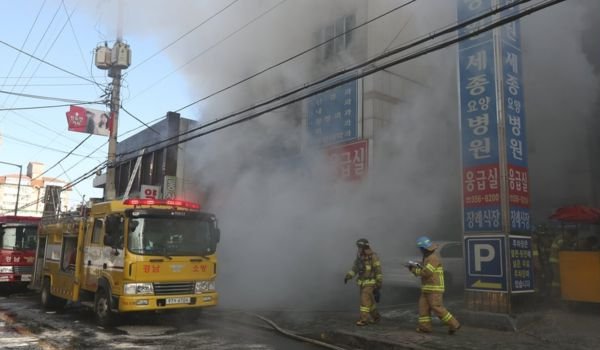 Hospital fire kills at least 41 people in South Korea