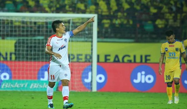 ISL 2017 : Miku's brace helps Bengaluru FC beat Kerala Blasters to go to third place on the table