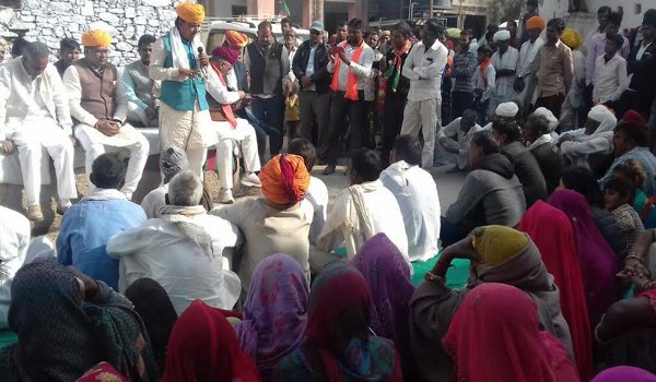 ajmer by-election 2018 : bjp candidate ramswaroop lamba poll campaign in pushkar