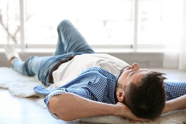 Sleeping on the floor is beneficial for us Sleeping on the floor is beneficial for us