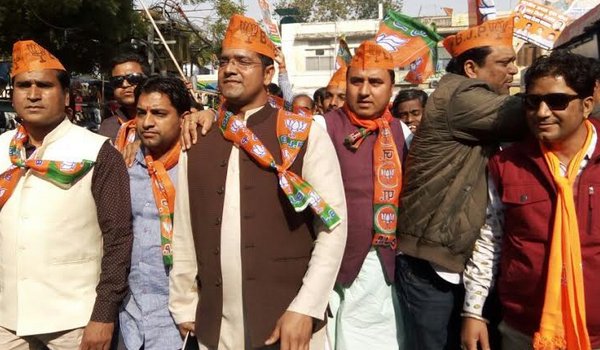ajmer by-election 2018 : Kamal Vijay yatra on Subhash Chandra Bose Jayanti by Yuva Morcha in ajmer