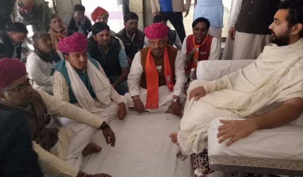 Nimbarkacharya peeth, Shreeji Maharaj,BJP candidate, Ramswaroop Lamba, kishangarh news, ajmer by-election 2018, ajmer bypoll, ajmer news