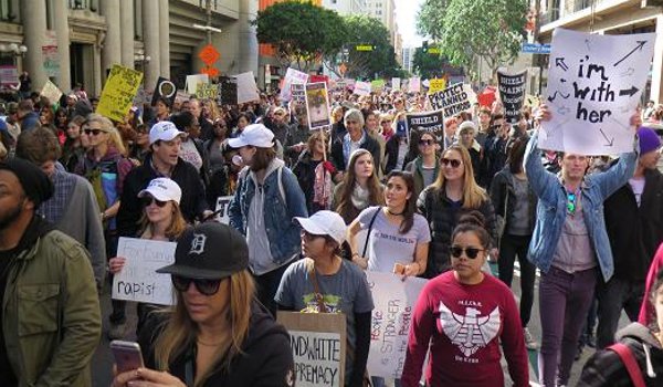 Women's March in US on first anniversary of Trump administration