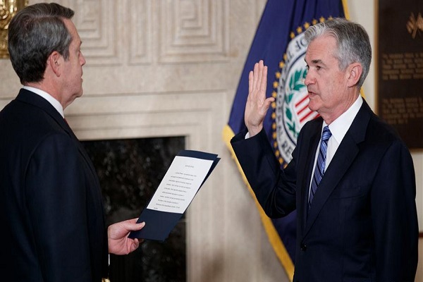 Jerome Powell sworn in as head of the U.S. Federal Reserve