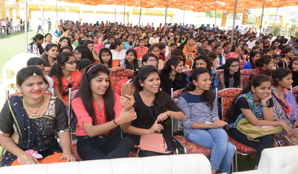 Students at the Annual Function