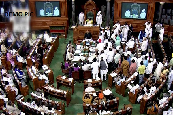 Andhra Pradesh MPs display demonstrations in Lok Sabha, demanding justice that sloganeering