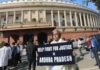Uproar in both Houses of Parliament over special status to Andhra Pradesh