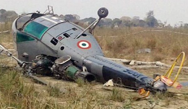IAF helicopter crashes in Assam, 2 pilots dead