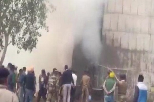 Fire in Haryana Secretariat building