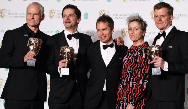 Time's Up Descends on Baftas as 'Three Billboards' Wins 5 Awards