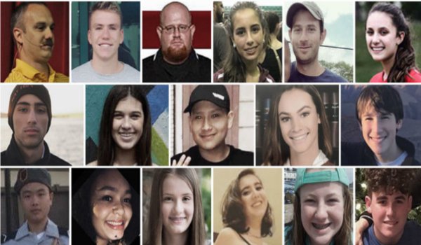 These are the victims of the Florida school shooting