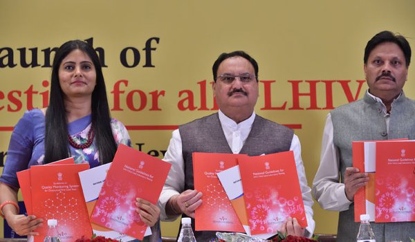JP Nadda launches Viral Load test for People Living with HIV/AIDS