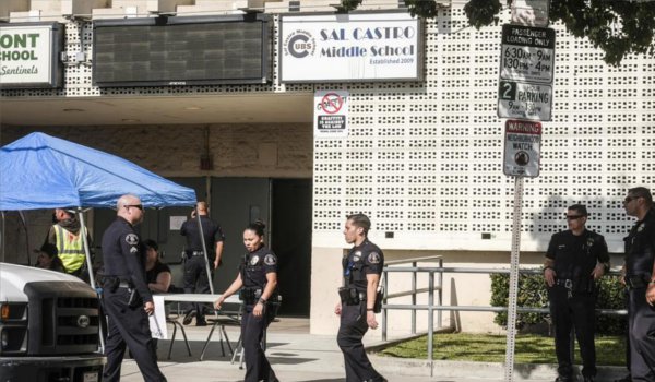 5 injured in shooting at Los Angeles middle school