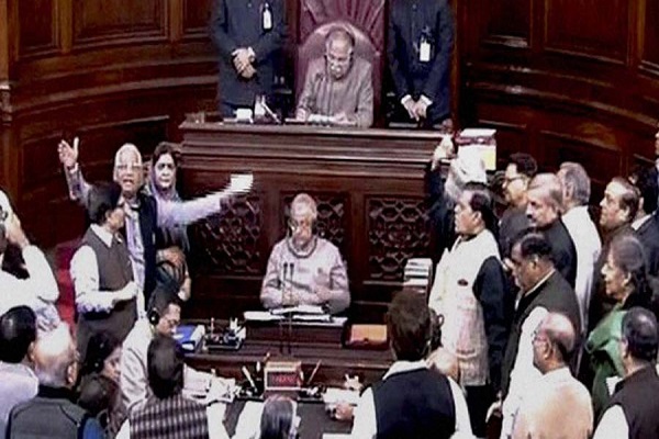 Rajya Sabha proceedings adjourned till 2 pm between MPs