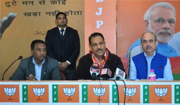 BJP will form government in Meghalaya, Tripura, Nagaland : Rajiv Pratap Rudy