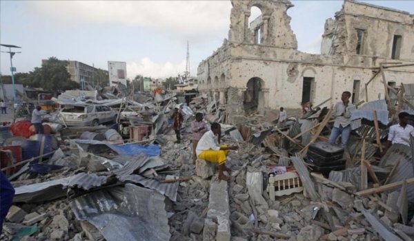 Death toll from Somalia blasts rises to 45 : government official