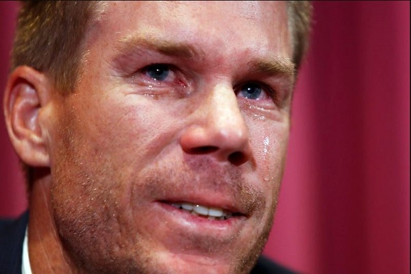 Ball Tempering Case David Warner apologizes with overwhelming mind and tears