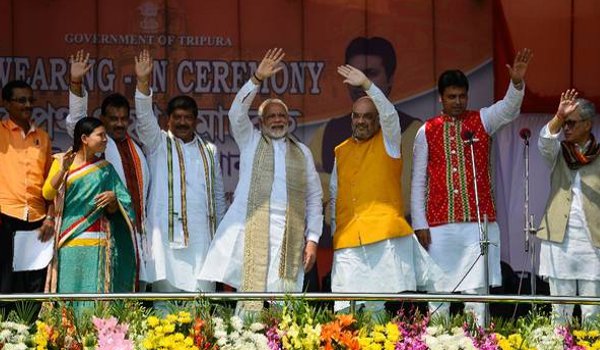 Biplab Deb Takes Oath As Tripura Chief Minister