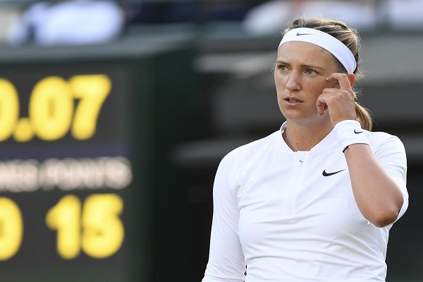 Champion Azarenka returns after eight months on tennis court
