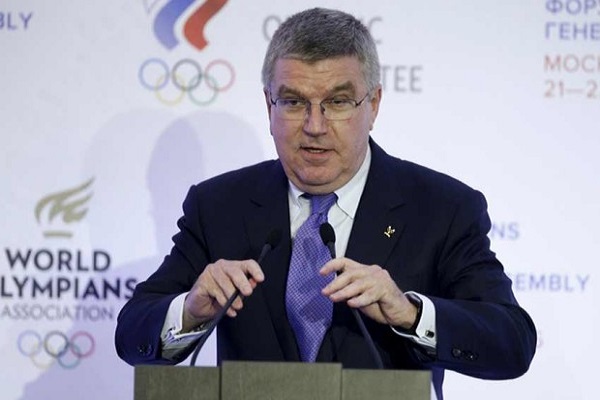 International Olympic Committee chief will visit India in April